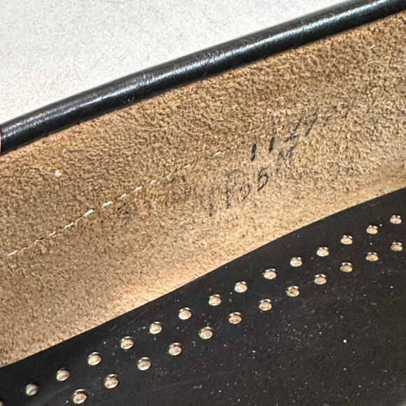 NEW HEELS Cole Haan Tassel Loafers Kiltie Black Made in Maine USA 11.5 D - Picture 10 of 13